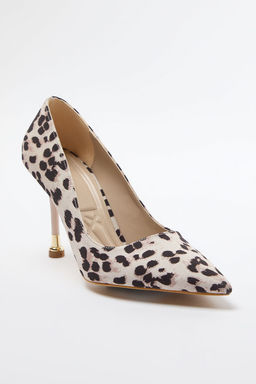 Trendyol Shoes Cok Renkli Leopar Desenli Metal Topuklu Kad?n Stiletto Klasik Topuklu Ayakkab? TAKAW25TO00034 - Trendyolmilla фото 5