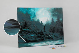 ФРЕЯ PNB/PL-092 Набор для раскрашивания по номерам 50 х 40 см Таинственная луна фото 7