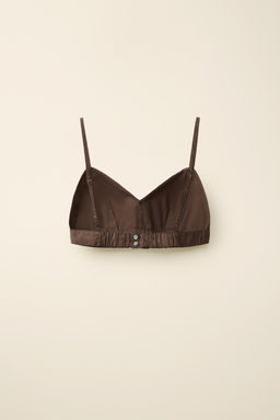 TOP POPEL?N CREATED BY CARAMEL LONDON X ZARA / Chocolate