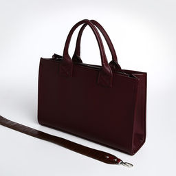 Сумка женская TEXTURA, тоут, средний размер, цвет бордовый  фото 4