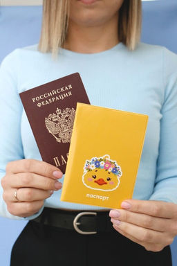 ОБЛОЖКА ДЛЯ ПАСПОРТА Dear duck, плотность 560 мкм