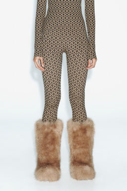 SKI COLLECTION THERMOLITE® THERMAL JACQUARD LEGGINGS - Zara фото 7