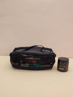 Косметичка - органайзер Netting black, 23*13,5*7 см - I likegift фото 3