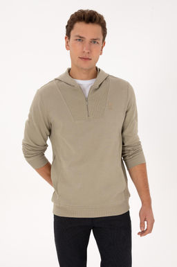 Erkek A__k Haki Sweatshirt - U.s. polo assn фото 3