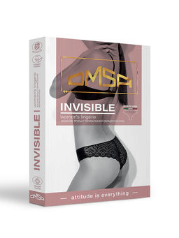 OmD 2611B Invisible Brasiliana гладкая микроф., 86% Полиамид, 14% Эластан, 100% Ластовица Хлопок - CABERNET - Omsa фото 4