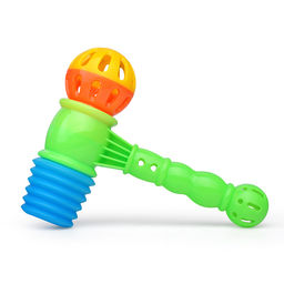 Молоток - стучалка "Тук‑шоу" с погремушкой 17 см., в пакете