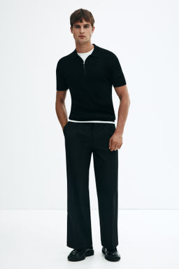 Polo con media cremallera Slim Fit - H&m фото 5