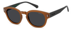 Солнцезащитные очки Polaroid Kids PLD 8072/S Коричневый, детские
