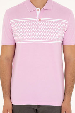 U. S. Polo Assn / Мужская розовая футболка - U.s. polo assn фото 6