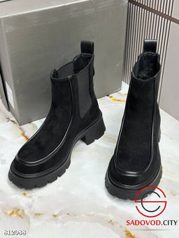 Ботинки женские из натуральной замши