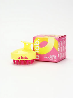 Массажная щетка для головы и мытья волос, URAL LAB
