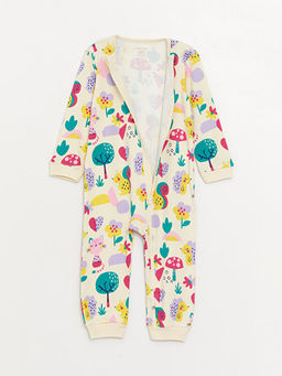 Bisiklet Yaka Bask?l? K?z Bebek Tulum 2li - Waikiki фото 2