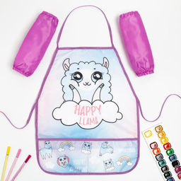 Фартук с нарукавниками детский Этель Лама, 49 х 39 см