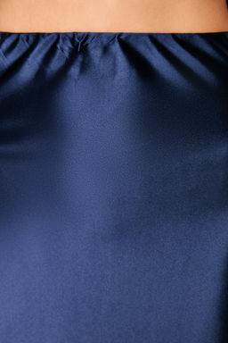 TRENDYOLMILLA Indigo Saten A Kesim/Can Form Midi Orme Etek TWOAW24ET00088 фото 17
