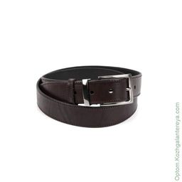 Мужской джинсовый кожаный ремень Arkon 4006-20 Коричневый