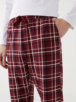 Standart Kal?p Ekose Erkek Pijama Alt