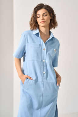 Платье джинсовое 1158/1 - Rinka фото 7