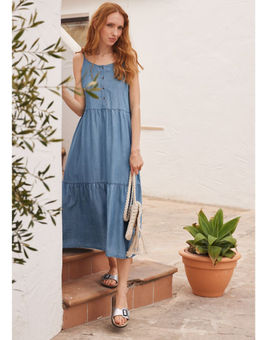 100% лиоцелл Платье миди ESMARA