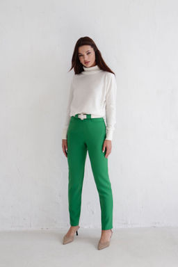 10142 Брюки-дудочки зелёные - Martichelli фото 3