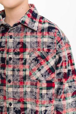 Рубашка М225002а красный - Елена фото 10