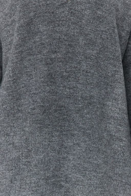 TRENDYOLMILLA Antrasit Mini Triko Genis Kal?p Yumusak Dokulu Elbise TWOAW24EL00086 фото 14