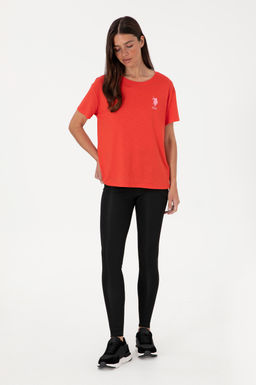 Kad_n K_rm_z_ Bisiklet Yaka Ti__rt Sepette S_rpriz _ndirim - U.s. polo assn фото 4