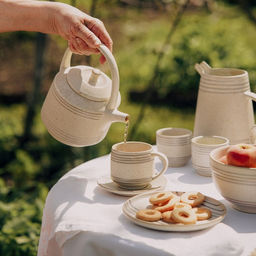 Заварочный чайник SL Home «Райяс», 1 л, 18×13×20.5 см, керамика, бежевый
