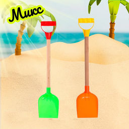 Лопатка детская с деревянной ручкой, 56 см, МИКС - Simaland фото 7