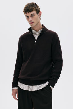 Jersey con media cremallera Regular Fit - H&m фото 6