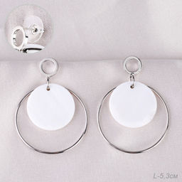 Серьги металл / 912-11 /уп 5/