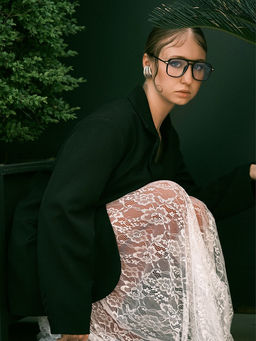 Серьги металл Трио объёмные, цвет серебро - Qf фото 6