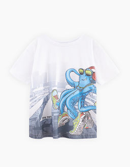 Белая футболка для мальчика 240099 - Bell bimbo фото 2