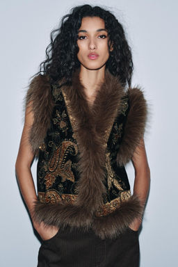 ZW COLLECTION LIMITED EDITION EMBROIDERED WAISTCOAT - Zara фото 2