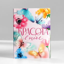 Подарочный набор: ежедневник А6, блок с липким слоем, ручка Красота в тебе