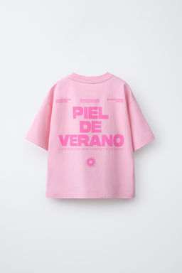 CAMISETA ESTAMPADO TEXTO / Rosa vigor? - Zara фото 3