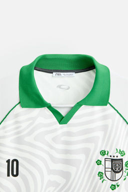 RETRO FOOTBALL POLO SHIRT - Zara фото 9