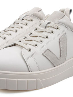 03-YС354-3 LT. BEIGE Полуботинки спортивные женские (натуральная кожа, натуральная замша)