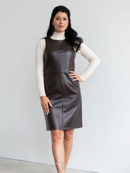 сарафан из экокожи 996-0584 - Трика фото 7