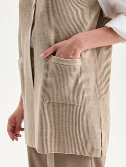 V Yaka Kad?n Triko Yelek