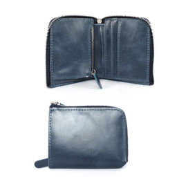 Портмоне мужское Croco-ПР-931 натуральная кожа 1 отд, 4 карм, синий пулл-ап (85) 260598