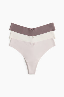 Pack de 3 bragas Brazilian efecto invisible - H&m фото 4