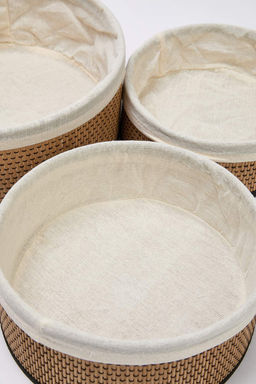 Bambu Has?r 3lu Yuvarlak Organizer Sepet TPHAW26TBK00059 - Trendyolmilla фото 3