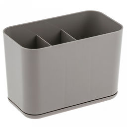 Сушилка для столовых приборов пластмассовая "Смарт" 15,7х8,7х11,1см, пыльно-серый (Россия)