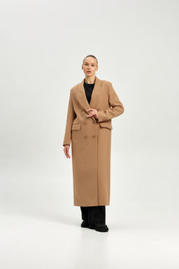 Пальто женское демисезонное 26830 (пепельный/ёлочка) - Kankan фото 26