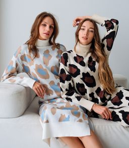 Платье #КТ7465, голубой