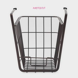 Корзина подвесная Доляна «Лофт», 25×19.5×20.5 см, коричневая