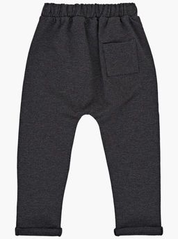 Брюки на резинке с подворотом UD 7333 черн.меланж - Mini maxi фото 7