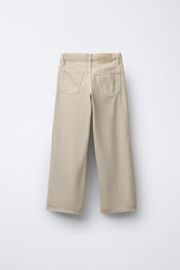 EMBROIDERED WIDE-LEG TROUSERS - Zara фото 2