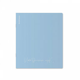 Цена за 6 шт. Тетрадь общая ученическая с пластиковой обложкой на скобе ErichKrause Pastel ассорти, Иностранный язык, 48 листов, клетка  фото 3