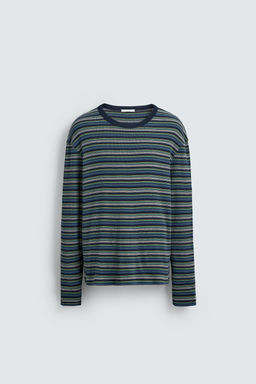 RIBBED STRIPED T-SHIRT - Zara фото 15